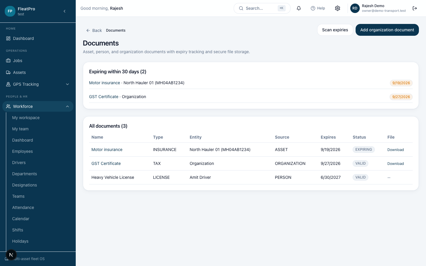 FleatPro — Documents